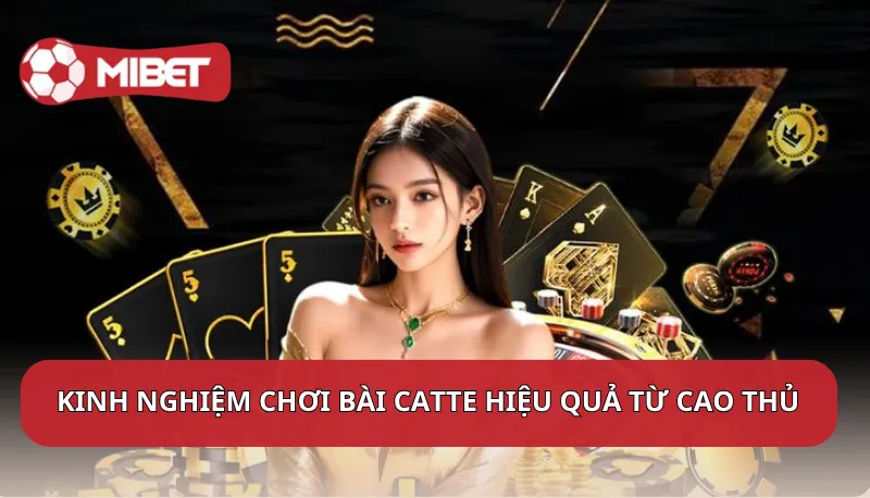 Kinh nghiệm chơi bài Catte hiệu quả từ cao thủ